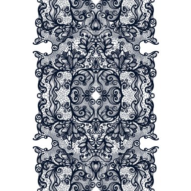 Abstract lace ribbon pattern