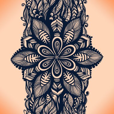 Abstract lace ribbon pattern