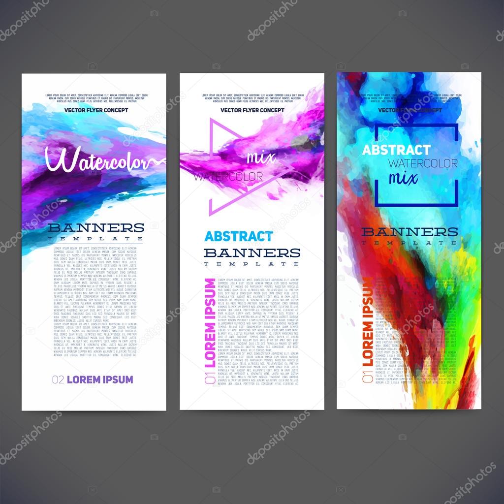 Abstract  template banners