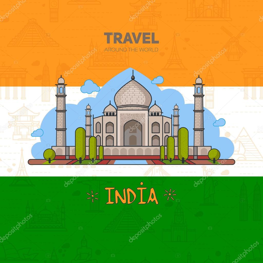 Travel in India concept