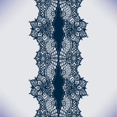 soyut dantel kurdele seamless modeli