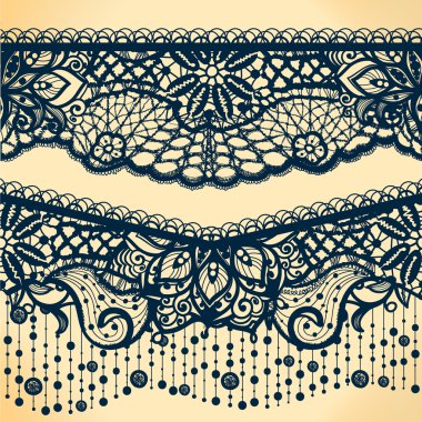 Soyut dantel kurdele afiş, Arapça çizgili desen.