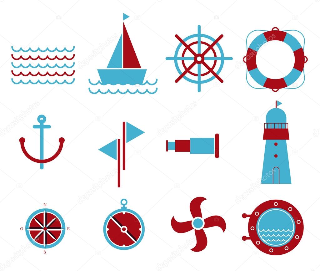  of Nautical and marine icons