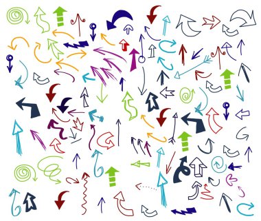  of Hand drawn arrow collection