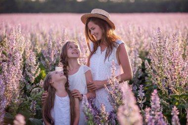 Genç anne, mor bir adaçayı tarlasında iki kızını kucaklıyor. Saman şapkalı, beyazlar içinde. Kadınlar sevgiyle kızlara sarılır, okşar, öperler. Şehir dışında yürüyüşler, hafta sonu seyahatleri. Boşluğu kopyala