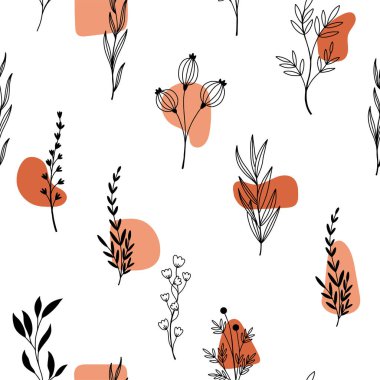 Çeşitli çiçek ve şekiller çizdim.