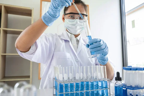 Female Scientific Researcher Doctor Working Laboratory Virus Vaccine Antiretroviral Coronavirus Stock Image