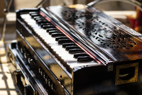 Harmonium Een Indiaas Klassiek Muziekinstrument — Stockfoto