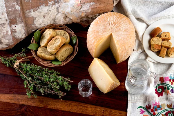 Traditional Cretan Delicacy Cheese — Stock Photo, Image