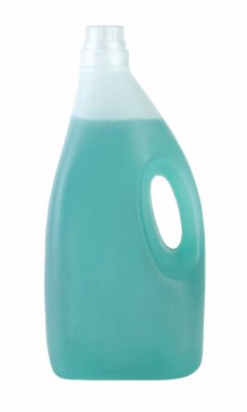 Deterjan için plastik şişe, kırpma yolu..