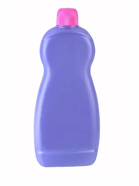 Plastikflasche Für Waschmittel Clip Pfad — Stockfoto