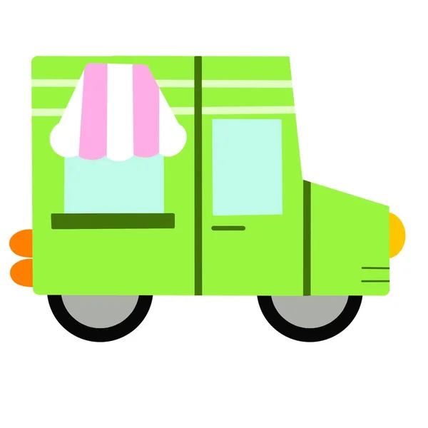 Desenhos Animados Fundo Transporte Para Crianças Padrão Transporte Pequeno Com — Fotografia de Stock