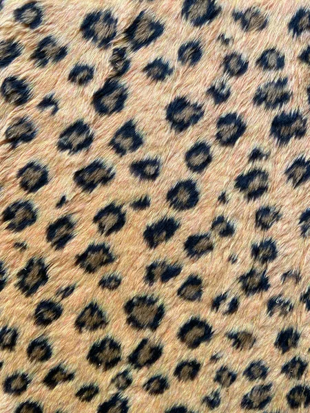 虎皮皮肤 人工的 猎豹和豹的颜色 轻柔触摸颜色用斑点和圆点表示 — 图库照片