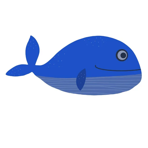 Peixe Baleia Ícone Para Seção Site — Fotografia de Stock