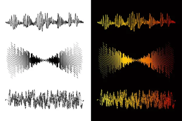 ベクトル音波 ベクトル設計 — ストックベクタ