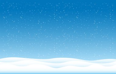 Kar taneleri ve kış arkaplanı, Noel posterleri, kış manzarası, vektör tasarımı