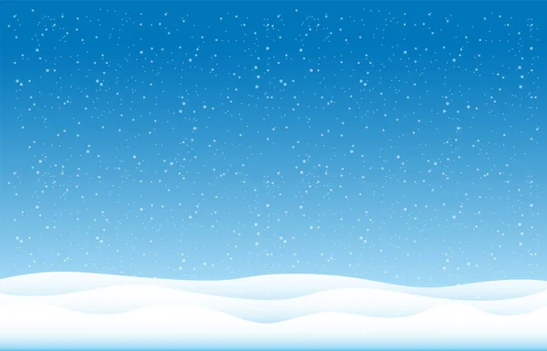 Copos Nieve Fondo Invierno Carteles Navidad Paisaje Invierno Diseño Vectores — Archivo Imágenes Vectoriales