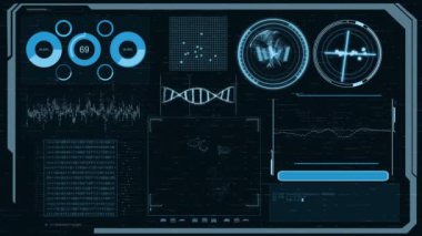 Baş parmak izi. Grafik arayüz parmak izi DNA ile eşleşiyor. 3D görüntüleme ile geleceksel bilgi hareketi alfa yolu prores444 biçimi içerir.