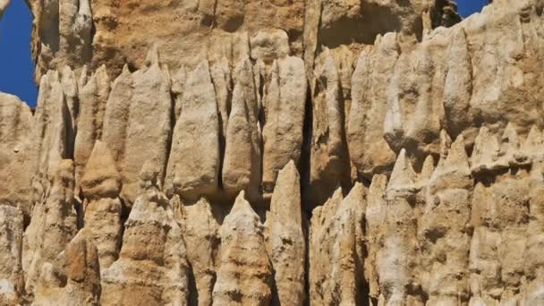 Hoodoos Ille Sur Tet Pyrenees Orientales Occitanie Francie — Stock video