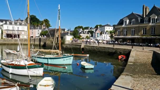 Saint Goustan Morbihan Brittany France — Stock Video