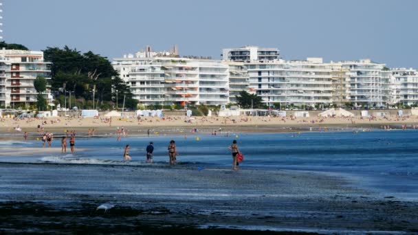 Baule Loire Atlantique Γαλλία Πόλη Κατά Μήκος Του Ατλαντικού Ωκεανού — Αρχείο Βίντεο