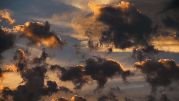 Bulutlu Gökyüzü Güney Fransa — Stok video