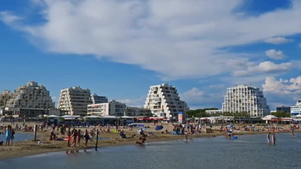 Grande Motte Hérault Occitanie France Station Pendant Les Vacances Été — Video