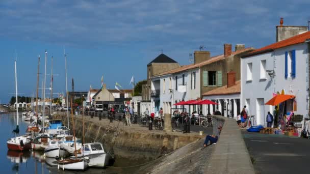 Noirmoutier Noirmoutier Biscayabukten Vende Frankrike — Stockvideo