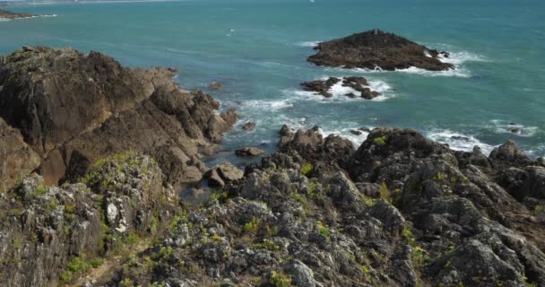 Pouldu Finistere Bretagne Frankrijk — Stockvideo