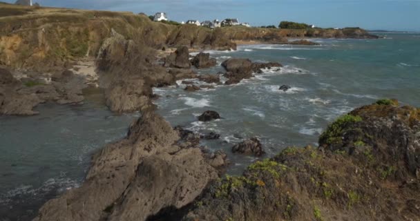 Pouldu Finistere Megye Brittany Franciaország — Stock videók