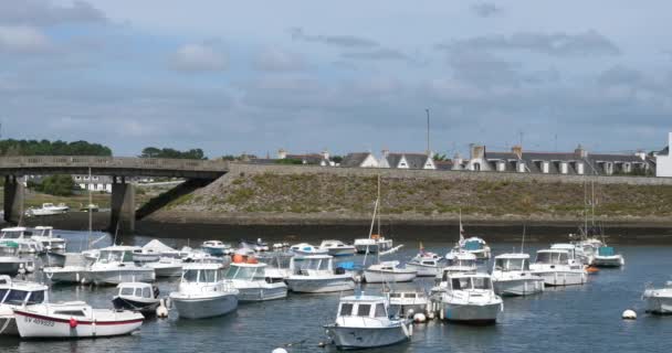 Guilvinec Finistere Department Brittany France — стокове відео