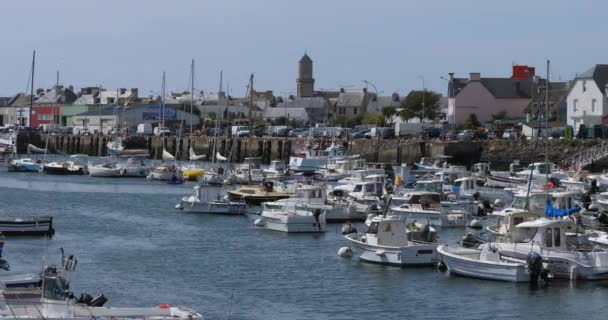 Guilvinec Departamento Finistere Bretaña Francia — Vídeo de stock