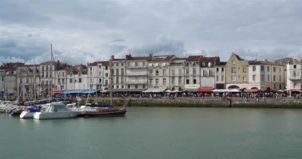 Rochelle Departement Charente Maritime Regio Nouvelle Aquitaine Frankrijk Uitzicht Oude — Stockvideo