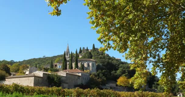 Roque Sur Ceze Gard Departamento Occitanie Francia — Vídeos de Stock