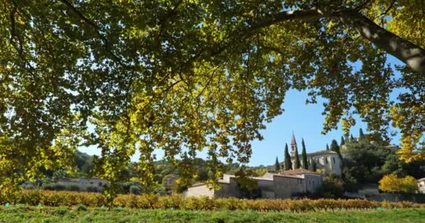 Roque Sur Ceze Departement Gard Occitanie Frankrijk — Stockvideo