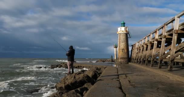 Capbreton Departamento Landes Nouvelle Aquitaine Francia — Vídeo de stock