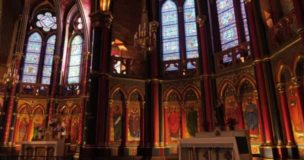 Bayonne Katedra Sainte Marie Departament Pirenejów Atlantyckich Prowincja Basków Francja — Wideo stockowe
