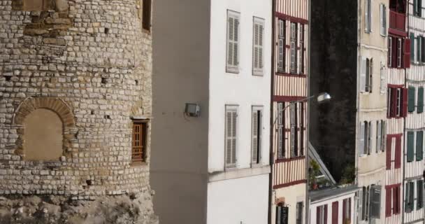 Bayonne Pireneje Departament Atlantiques Prowincja Basków Francja — Wideo stockowe