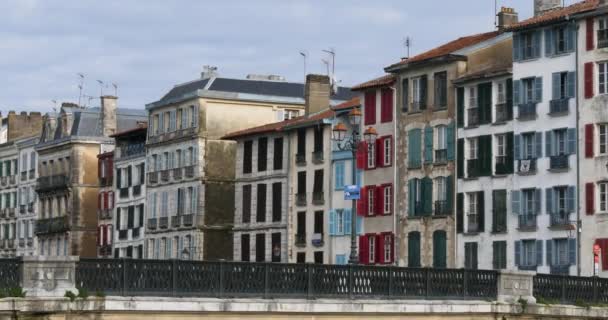 Bayonne Departamento Pirinéus Atlânticos Província Basca França — Vídeo de Stock