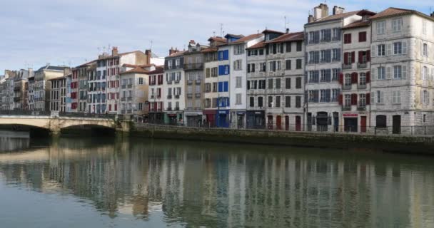 Bayonne Pireneje Departament Atlantiques Prowincja Basków Francja — Wideo stockowe