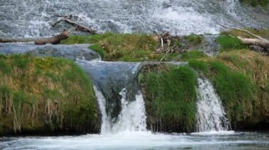 Lunaret Doğa Koruma Alanı, Montpellier, Herault Departmanı, Occitanie, Fransa. Lez nehri.