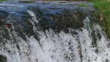 Lunaret Doğa Koruma Alanı, Montpellier, Herault Departmanı, Occitanie, Fransa. Lez nehri.