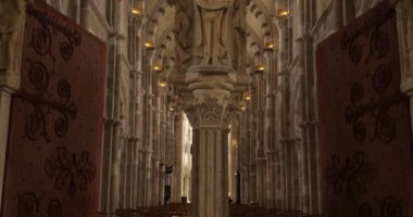 Vezelay Manastırı, Yonne Bölgesi, Bourgogne Franche Kontu Fransa