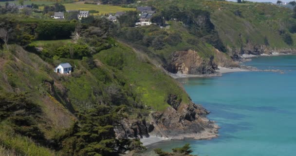 Pointe Roselier Département Cotes Armor Bretagne Frankreich — Stockvideo