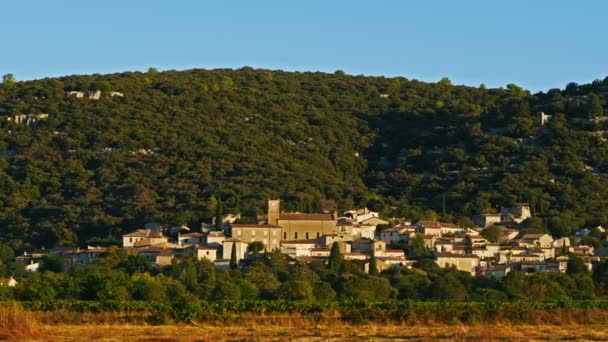 Corconne Gard Occitanie France Vieux Village Les Vignobles — Video
