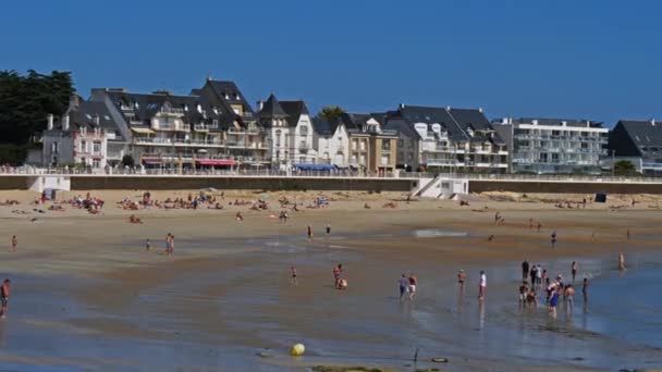 Saint Pierre Quiberon Morbihan Brittany France — стоковое видео