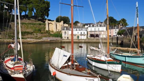 Saint Goustan Morbihan Bretagne Frankrike — Stockvideo