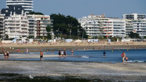 Baule Loire Atlantique Francja Miasto Wzdłuż Oceanu Atlantyckiego — Wideo stockowe