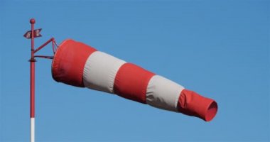 Rüzgârda dalgalanan rüzgârsock