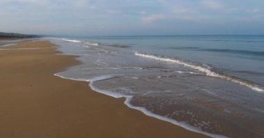 Omaha Sahili, Colleville sur Mer yakınlarındaki plaj, Normandiya, Calvados, Fransa.